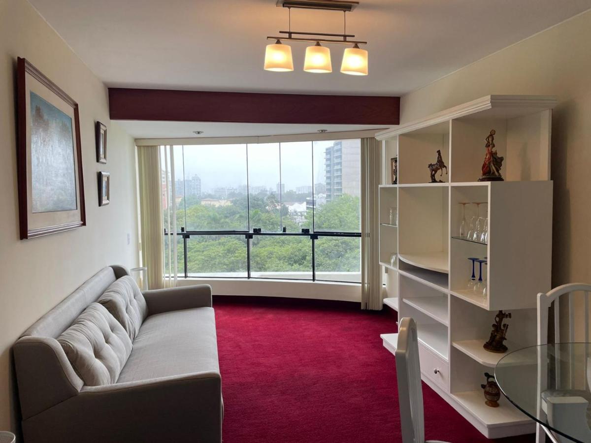Acogedor Dpto En San Isidro Excelente Vista, Piscina Y Wifi Apartment Лима Екстериор снимка